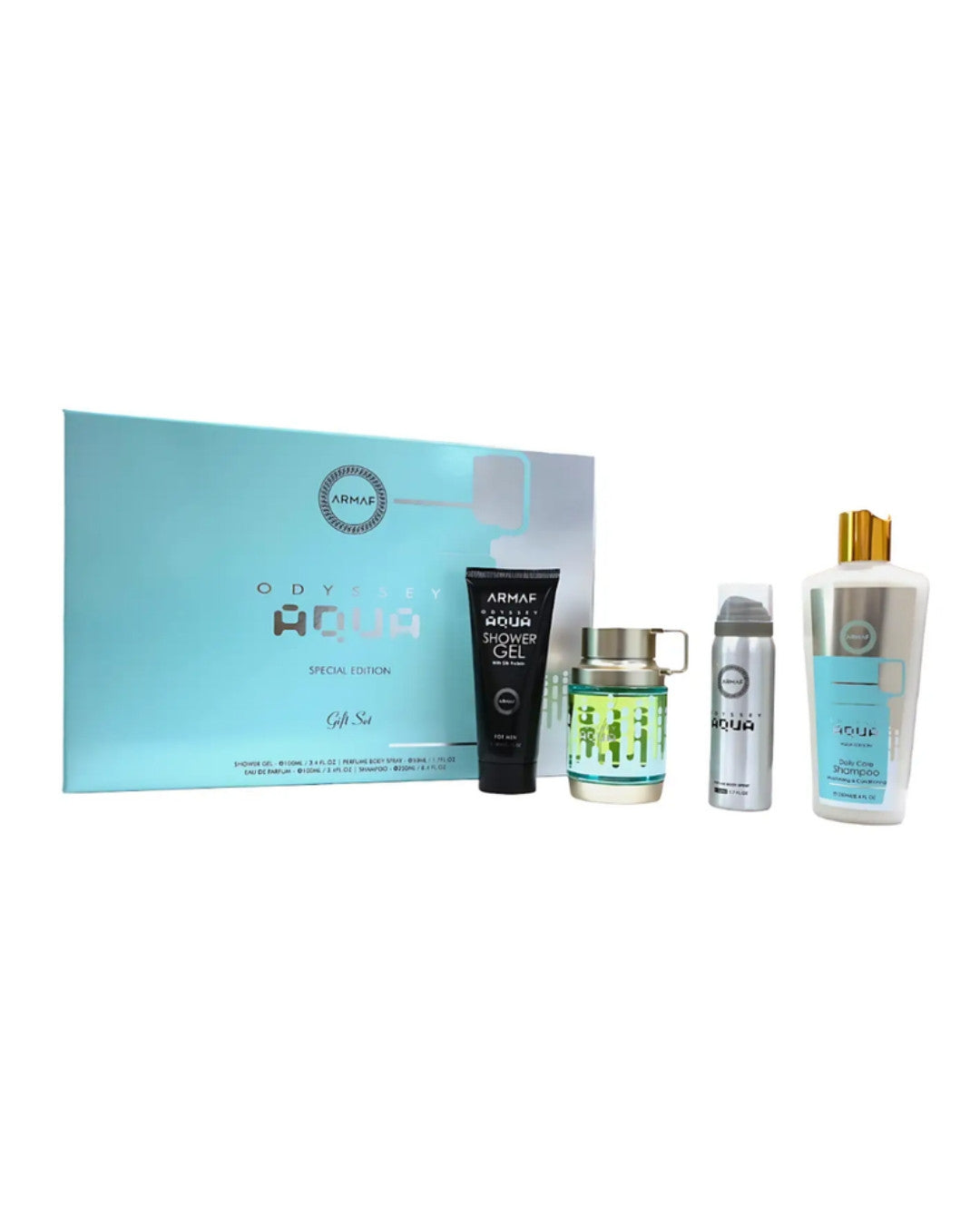 Set Armaf Odyssey Aqua 4 piezas