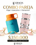 Combo pareja Gracia Perfumería: 1 perfume masculino + 1 femenino por $350.000 con envío gratis a toda Colombia